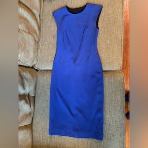 Judith & Charles size 2 blue sheath dress
